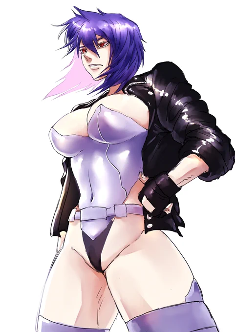 攻殻機動隊の少佐を描きました 
