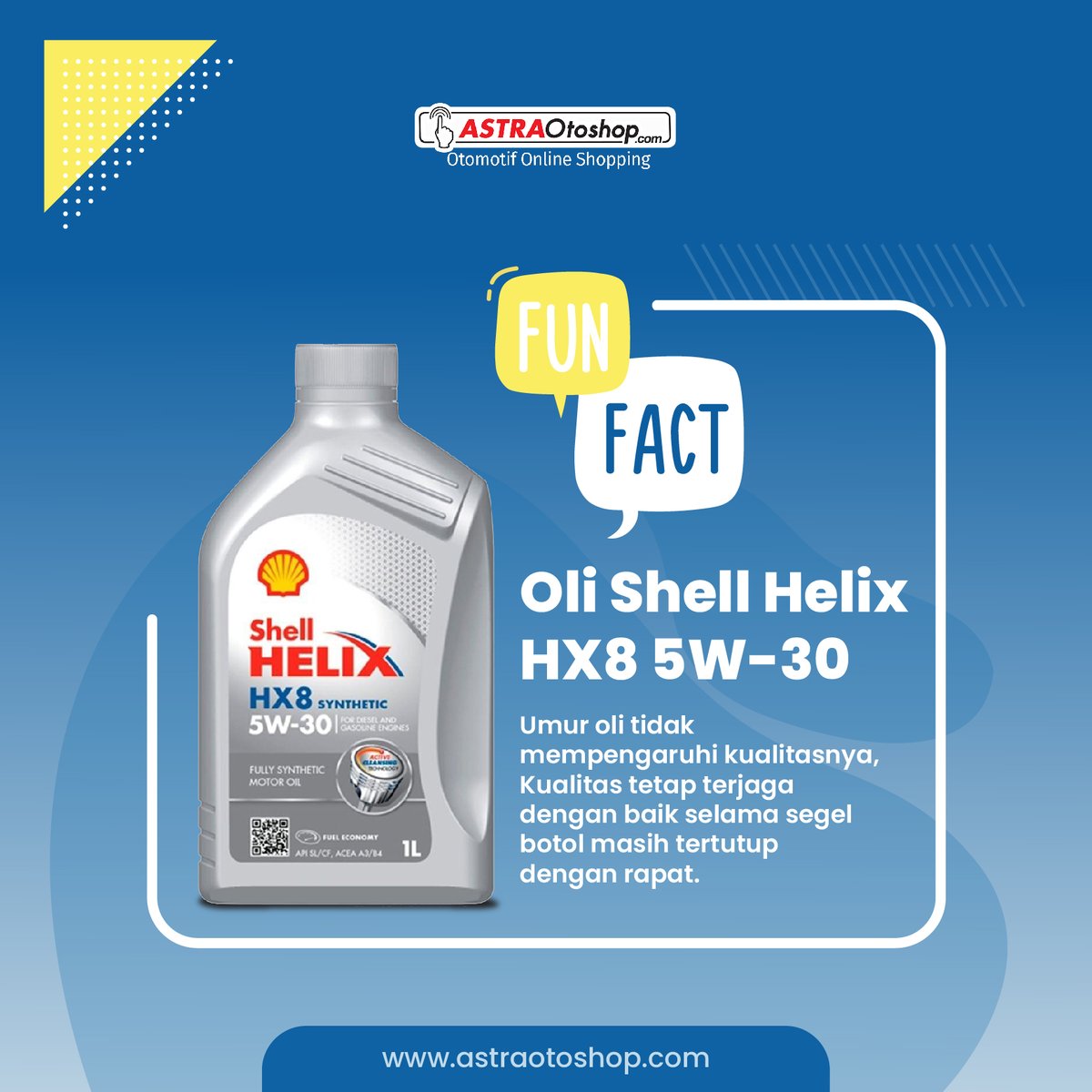 astraotoshopcom's tweet image. Beberapa Sobat Astro masih suka nanya ke mimin nih soal ketahanan umur oli, biar yang lain tau juga, Mimin kasih tau di sini aja ya Sob.

Yuk simak penjelasannya di atas👆🏻

#Oli
#Olishell