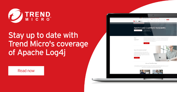 ArmourLaura's tweet photo. New @TrendMicro data highlights exactly how widespread the #Log4j threat is. The top 3 industries impacted for our customers are government, retail, and manufacturing. Learn more from the most recent findings: https://t.co/WTF0hXY0z0 https://t.co/z8x4FVdetv
