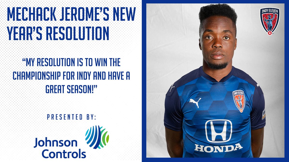 IndyEleven's tweet photo. Let's win a 🏆

@MechackJerome's 2022 New Year's Resolution presented by @johnsoncontrols ⭐️ https://t.co/0exDSOydaz