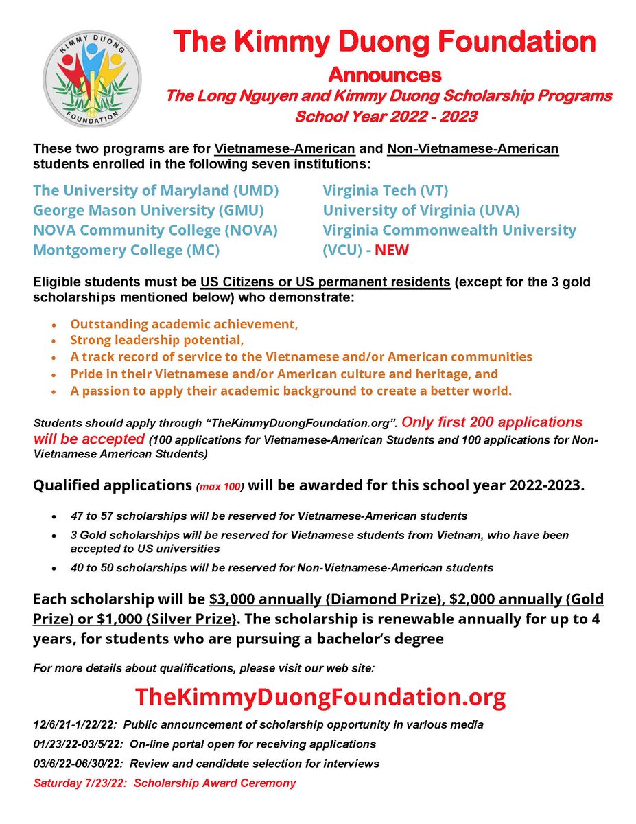 Check out this scholarship opportunity! Visit bit.ly/3JIVHEv for more information