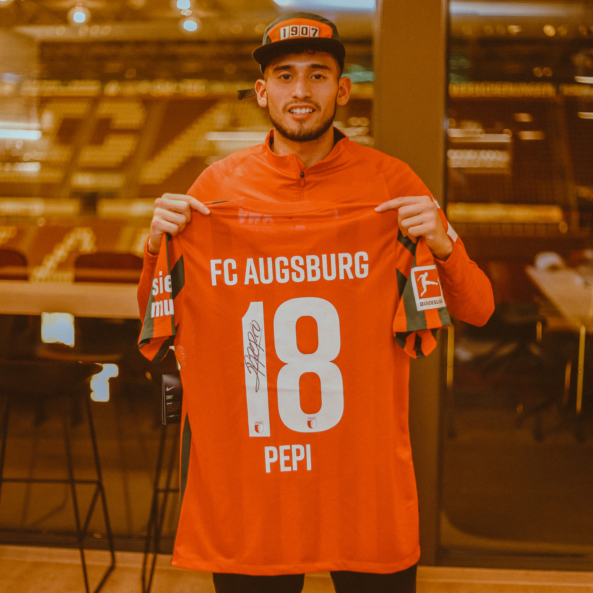Fc Augsburg Jersey Giveaway Yesterday Was A Very Special Day And To Celebrate Pepi S Arrival We Re Giving Away His 𝐬𝐢𝐠𝐧𝐞𝐝 Jersey Follow And Retweet For A Chance