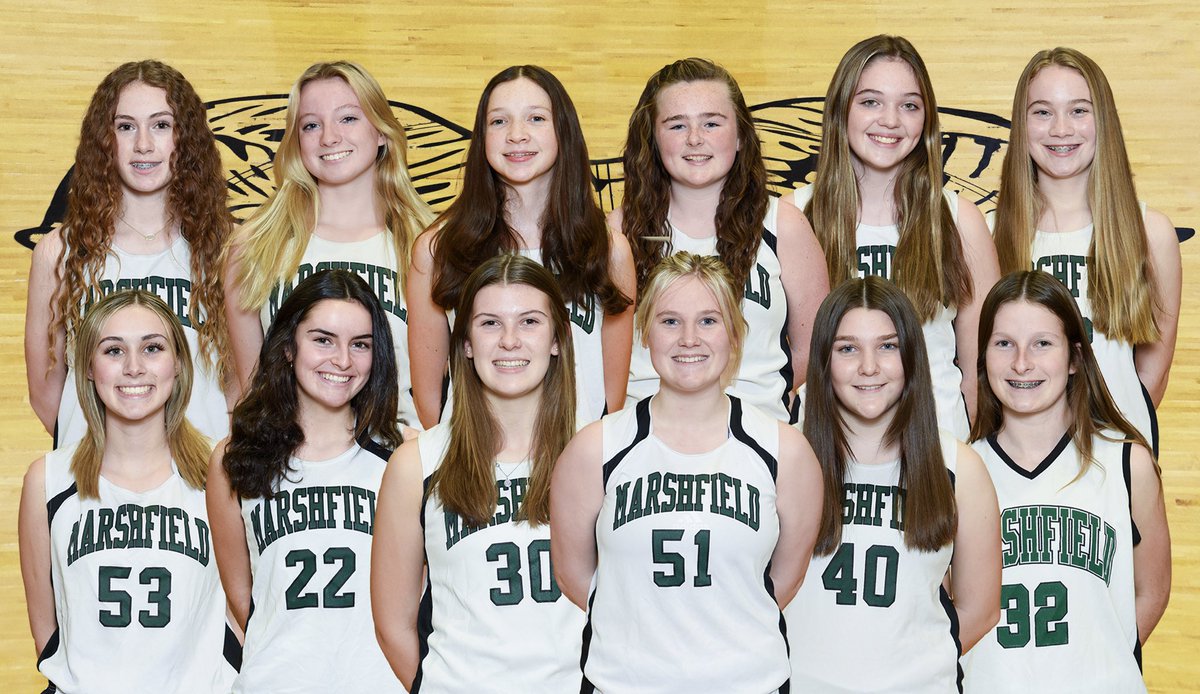 marshfieldhwcb's tweet photo. Meet our 2021-22 Freshmen girls team. Led by 1st year coach Megan Gorham, they’re a force! Catch them in action today at 3:30pm at MHS. Go Rams!
@GORAMSAthletics https://t.co/bnEqVyjyRU