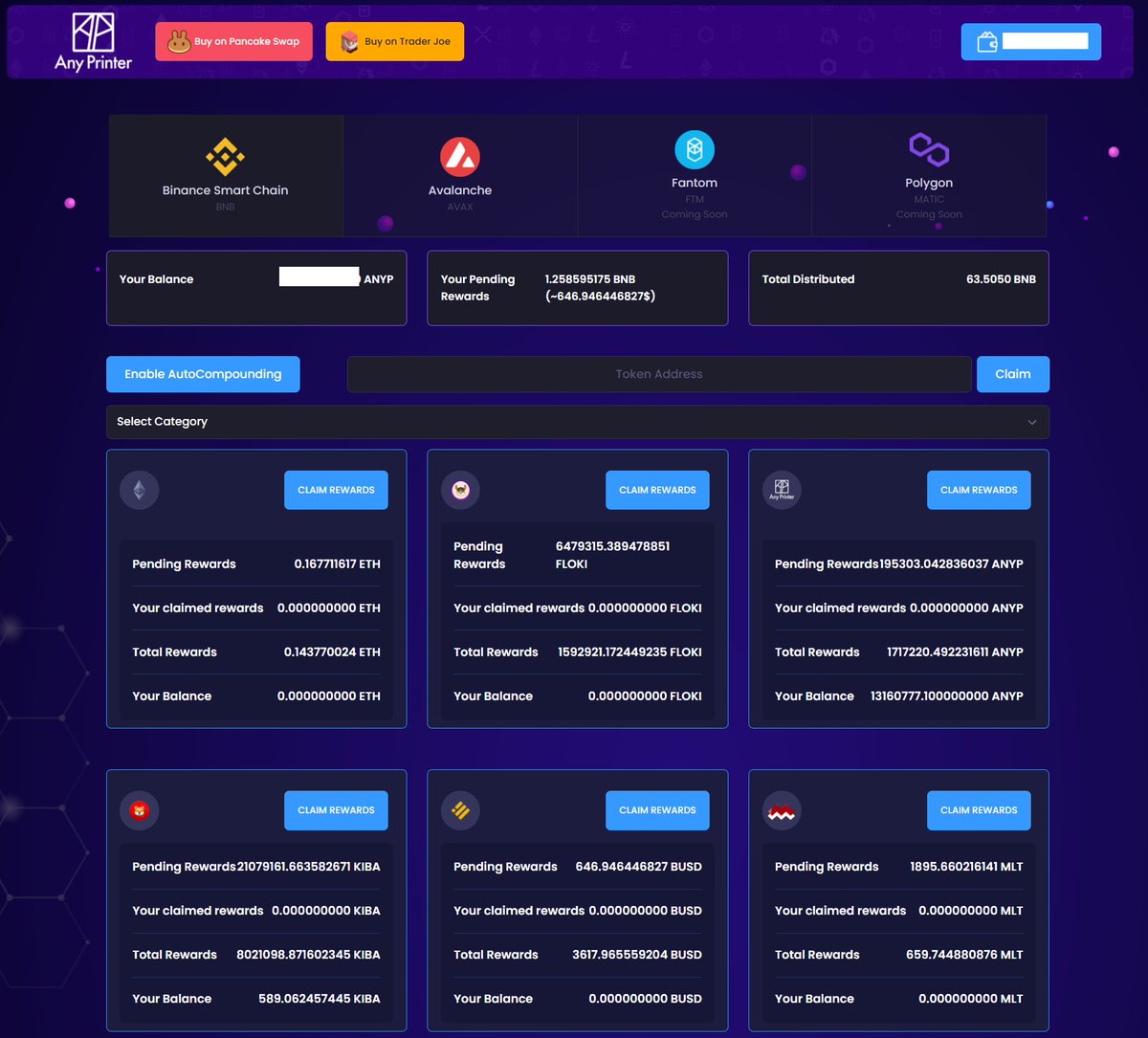 EricCryptoman's tweet photo. Been waiting for an $ANYP dip on #BSC and #AVAX but its clearly not happening

Their dashboard lets you claim reflections in $MCC $GM $FLOKI $OKLG and more. Just claim whatever you want. These guys took it to the next level, bravo.

https://t.co/NKnbFhLQc0
https://t.co/cFQ7WtQpuR https://t.co/a3OeHvs6uJ