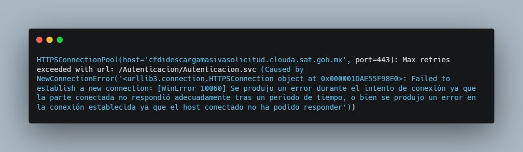 EndBalam's tweet photo. @SATMX Como van levantando el servicio de descarga masiva de XML. 4 de enero 2022 y no se puede, te dejo el error que lanza tu servicio para que lo atiendan. https://t.co/Tl0bevD71k