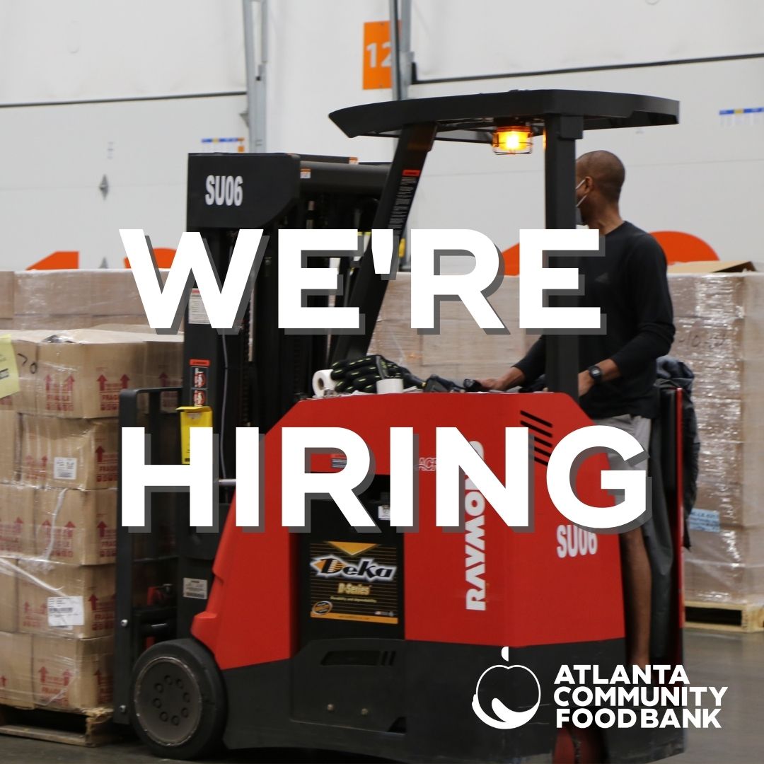 ACFB's tweet photo. We're hiring! Are you passionate about helping your community? Join us in the fight against hunger. Visit https://t.co/8IcUPAjhee to learn more! https://t.co/oAoYUBBCiQ