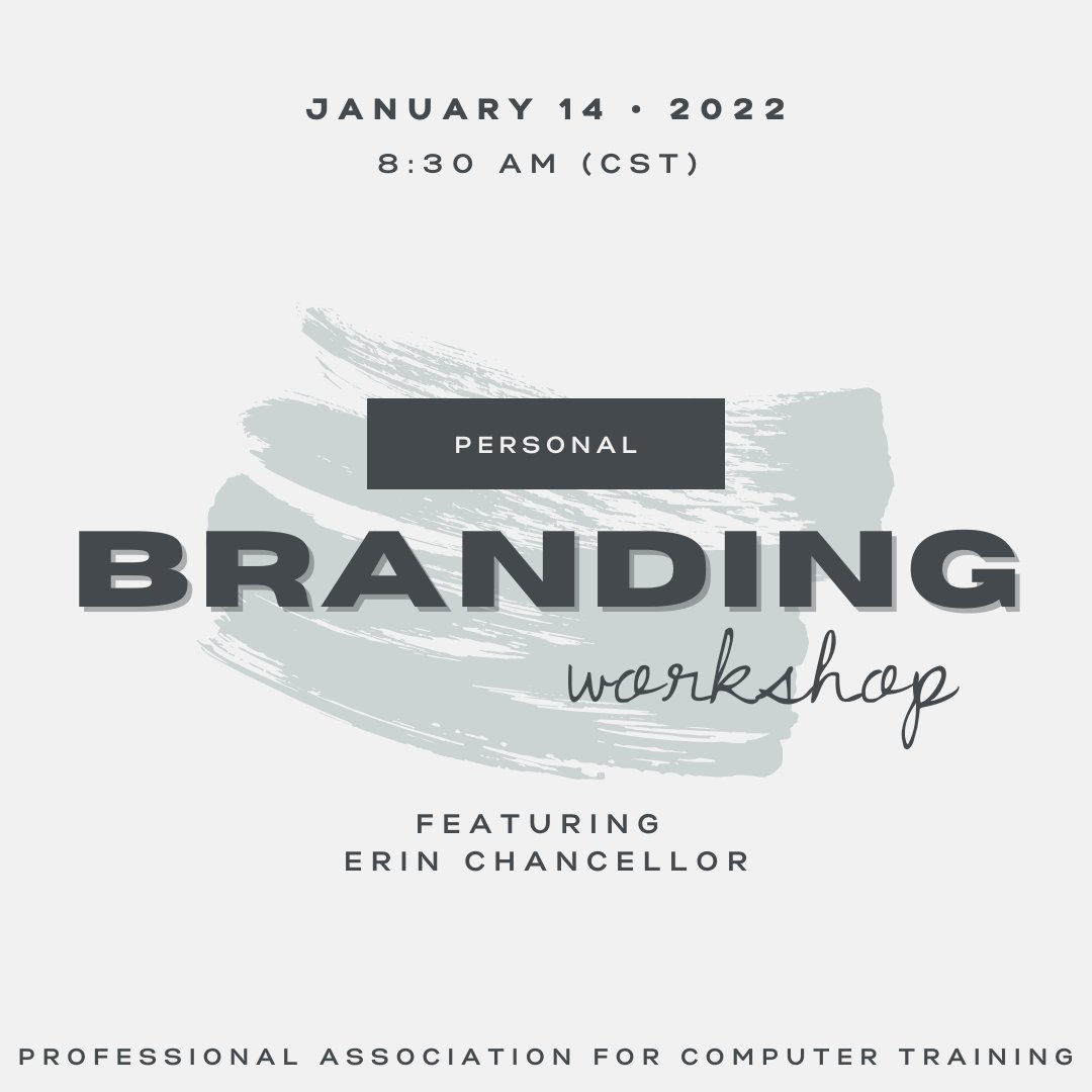 PACTMN's tweet photo. It's a new year and PACT is starting out with a BANG! Join us January 14 @ 8:30 AM (CST) as Erin Chancellor leads a Personal Branding Workshop! Together we’ll dive into actionable, creative steps to get your personal brand started! #PACTmn https://t.co/qvAaIDXENz