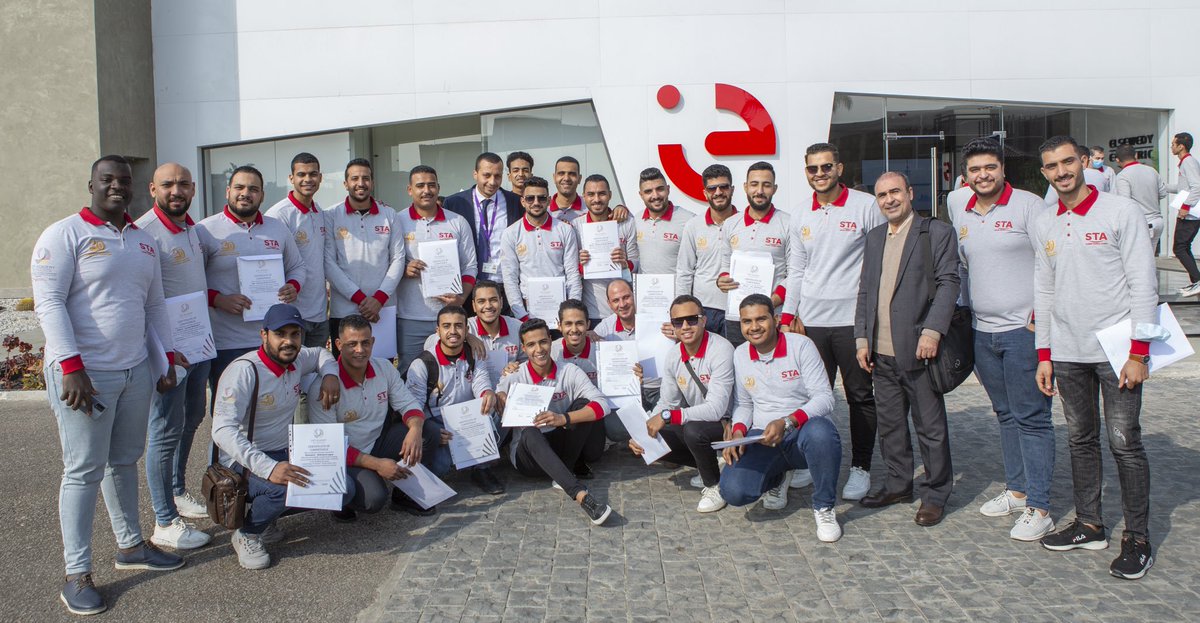EGTAcademy's tweet photo. With all happiness and enthusiasm, We’d like to celebrate the graduation of the first batch of our “Training for Employment” program -in cooperation with @sewedyacademy and sponsored by @SawirisFSD.
@giz_gmbh – @Siemens_Energy in Egypt
#CompetentForTheFuture
#EGTAcademy https://t.co/isFXY4n6hi