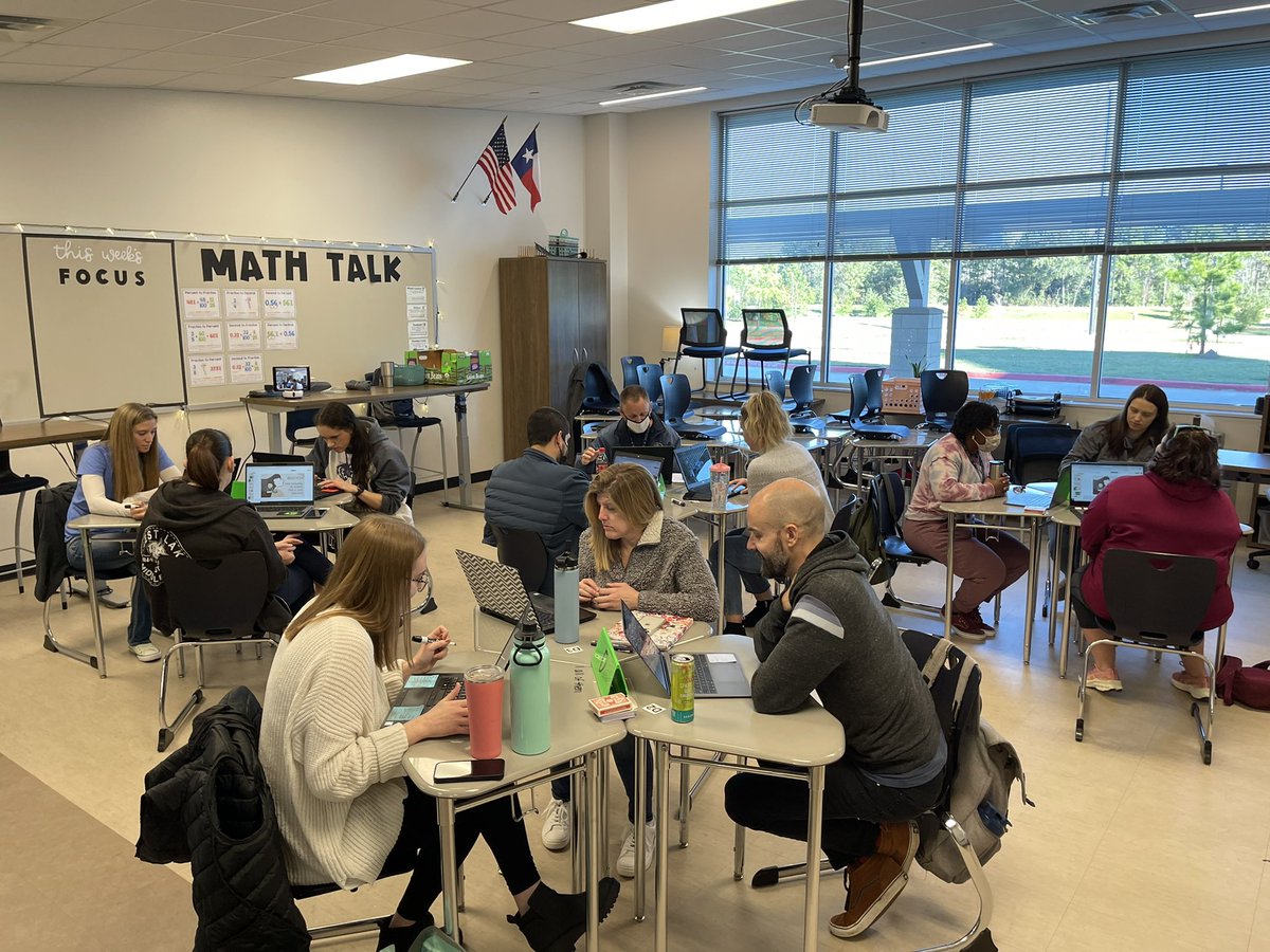 corykollister's tweet image. West Lake Math Teachers were fantastic learners as they engaged in Tasks, Groups, &amp;amp; Workspace in a Thinking Classroom, great work! @Humble_2ndMath
#BuildingMathematicians @KenHodgkinson @HumbleISD_WLMS @MsSmithSixth