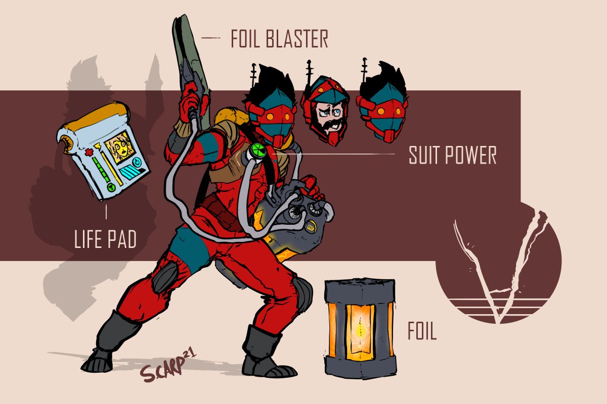 varletcomic's tweet photo. Fine tuning Gabe's horror arc gear #varlet https://t.co/IlhgT9cBA2