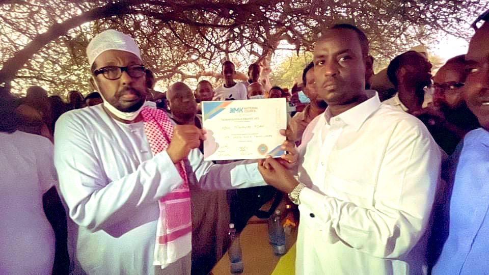 ShafiMagan's tweet photo. A new dawn for Wajir South community.

Congratulations to veteran Journalist Mohamed Adow, for being selected to run, the Wajir South constituency MP by the Elders. 

#Cadow has been selected from five candidates those were also running the Wajir South MP seat. https://t.co/pwJ1IkaNlR