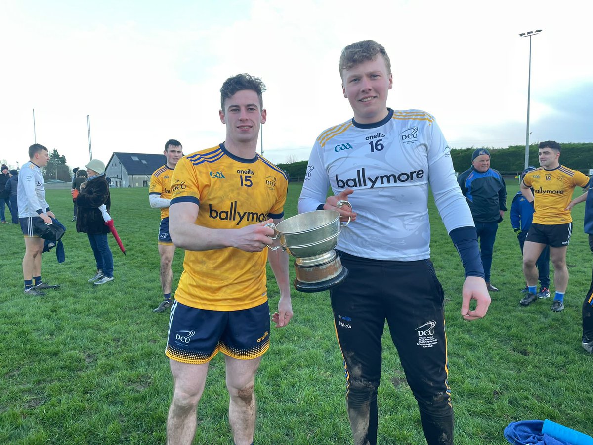 DCUDocEirGAA's tweet photo. Some of the men from across Leinater who landed the @HigherEdGAA Ryan Cup today @OfficialLDGAA @louthgaa @OfficialWexGAA @Carlow_GAA https://t.co/LLbGIbfHBQ