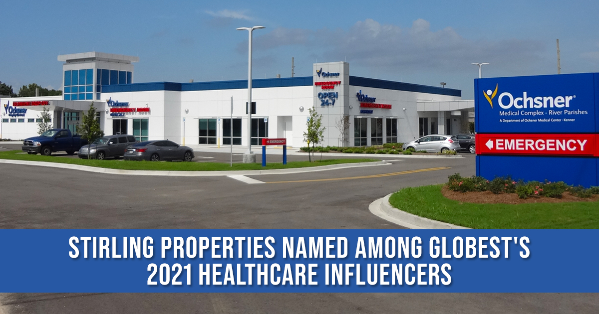 StirlingProp's tweet photo. #StirlingProp Named Among @GlobeStcom 2021 Healthcare Influencers!
This acknowledgment further underlines our company’s leadership in #healthcare #realestate services and truly showcases the expertise we can offer our clients.
Contact our team today!
https://t.co/Avvrqcs3A1 https://t.co/IeFKwDHCEK