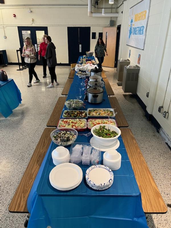 A big thank you to the ECHS PAC!  They fed our teachers and staff with chili, baked potatoes, ham rolls and more.  We could not be more appreciative!