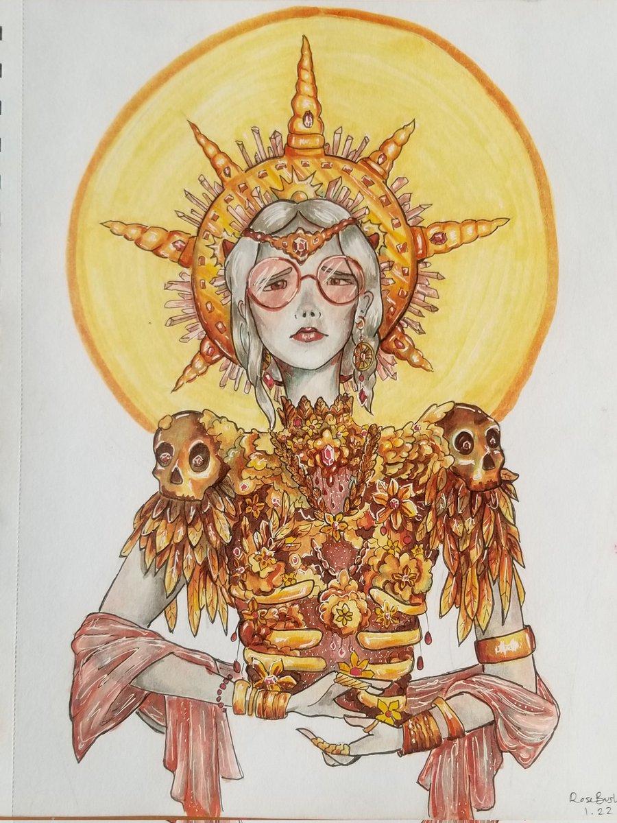 k8rosebush's tweet photo. I've been working in pen and copic marker recently really emjoying doing so! Click to view details 🥺 https://t.co/xzCmgesVsc