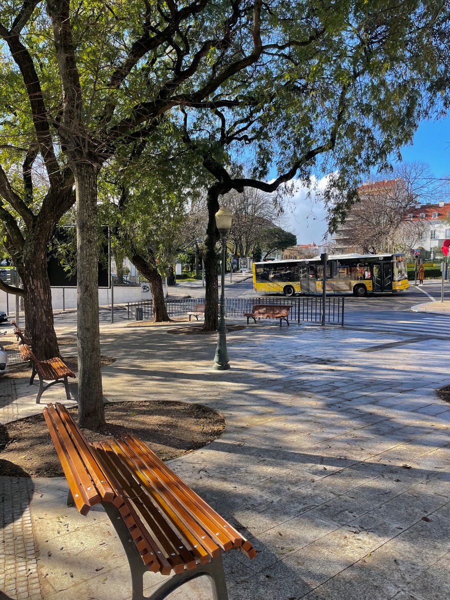 greenlisboa2020's tweet photo. Paço da Rainha and Largo do Mitelo have a fresh face!

Bigger and renovated sidewalks, an elevated crossroads, a bicycle parking and new urban furniture allow a more fluid mobility for all while enhancing the cultural value of this area of the city ✨ https://t.co/XG5mSgJFRK