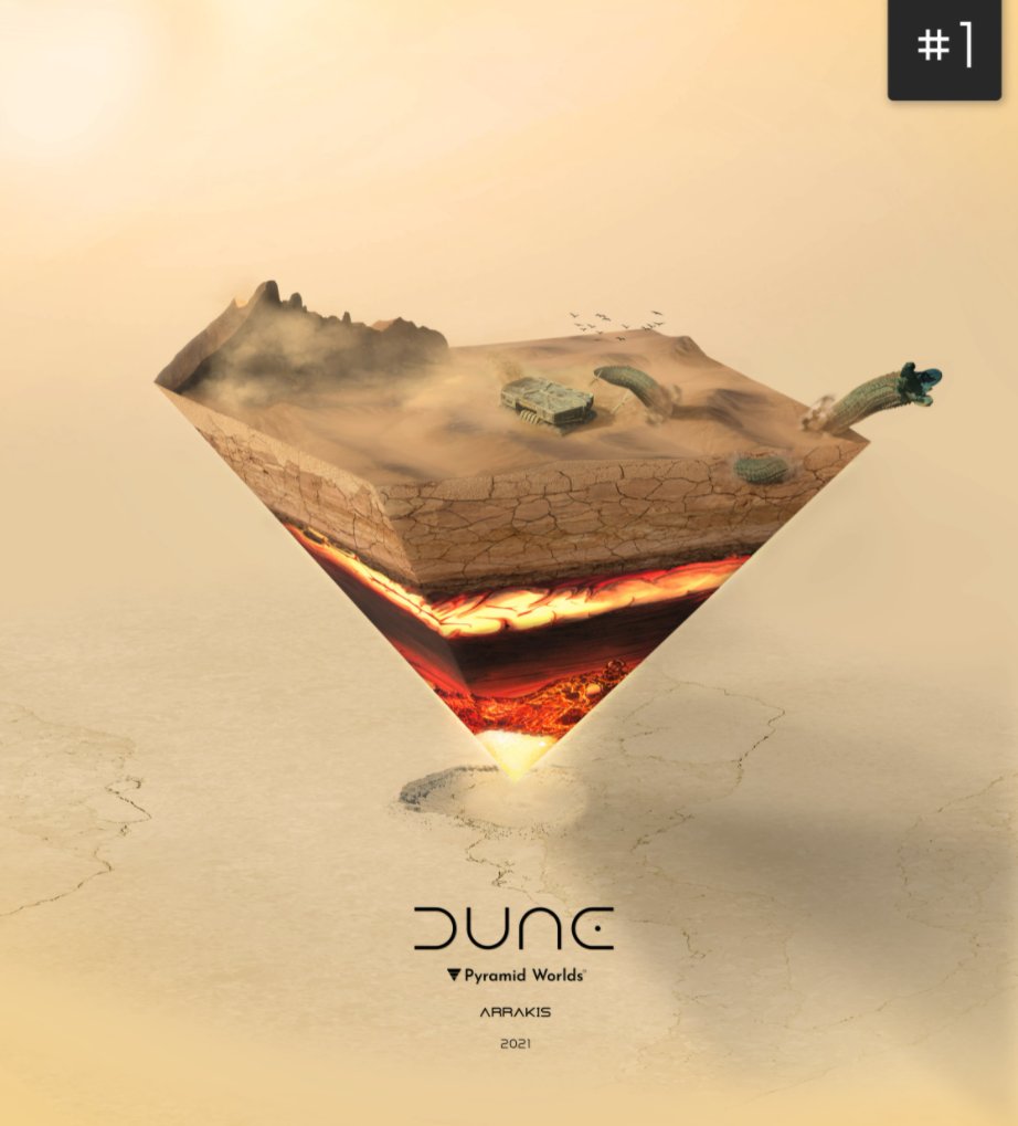 🅽🅵🆃 🅽🅴🆆🆂

𝐀𝐫𝐭𝐢𝐬𝐭: (Instagram) <a href="/pyramid_worlds/">Pyramid Worlds NFTs</a>

𝐀𝐫𝐭: "Pyramid World #1 - Arrakis (Dune 2021)"

𝐏𝐫𝐢𝐜𝐞: Reserved Price 0.44 ETH

𝐋𝐢𝐧𝐤: foundation.app/@pyramid_world…

#nft #nftart #nftnews #foundation #opensea #superrare #rarible #knownorin #HEN