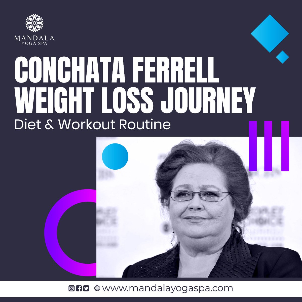 Know everything what you want to know about Conchata Ferrell weight loss  journey. Click on the link below to get started with the perfect diet plan  and transformation workout https://t.co/0j6PZWS3lJ #mandala #yogaspa #, image size:1200x1200