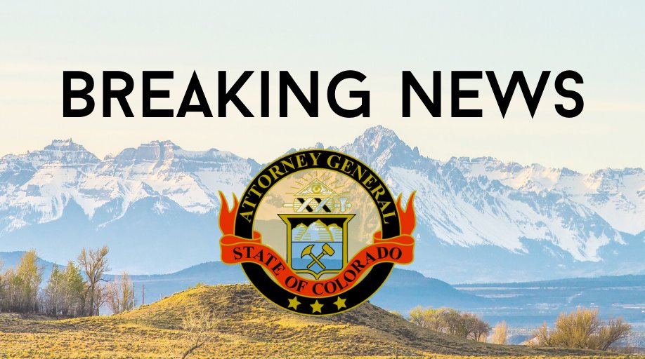 COAttnyGeneral's tweet photo. OPIOID UPDATE: With all 64 counties &amp; nearly 100% of the municipalities needed signed onto a joint framework for distributing opioid dollars throughout the state, Colorado is set to receive about $385 million when the settlements are finalized in 2022: https://t.co/BM3xHM8j58 https://t.co/rKlfVbG3tP