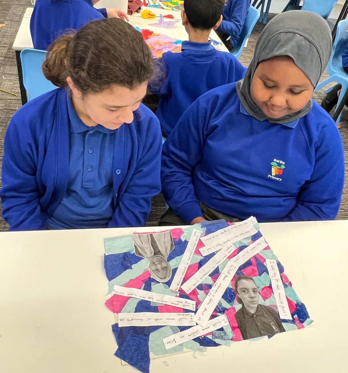 primary_barlby's tweet photo. Year 6 had fun today making up resolutions they knew that they could keep using figurative language based on an idea by poet Brian Moses @moses_brian 📚📝 #ks2poetry #brianmoses #literacy https://t.co/qdXFbgf00p