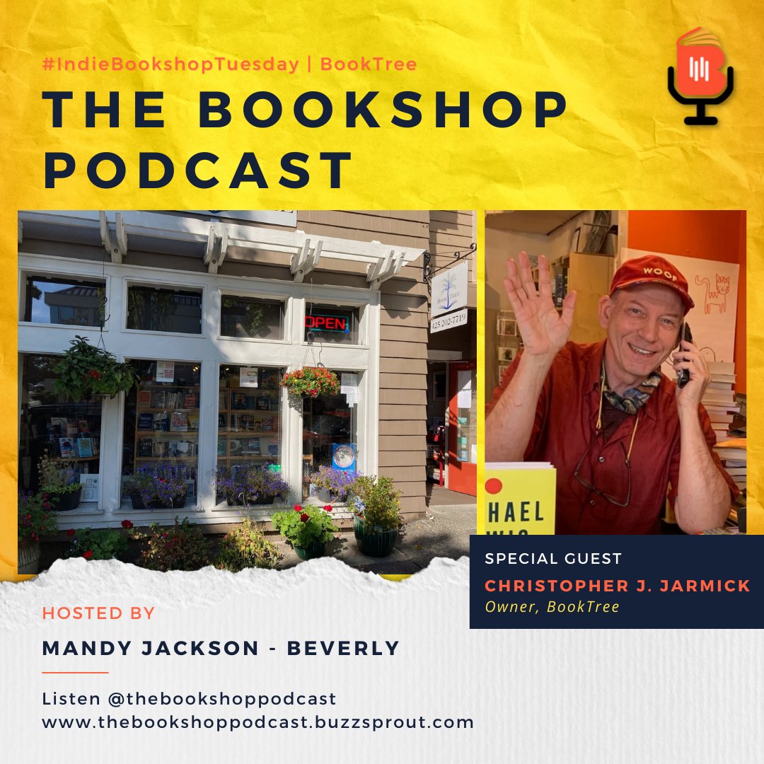 MJacksonBeverly's tweet photo. We are (*virtually) going back to Washington State, USA. I spoke with poet and BookTree Kirkland bookshop owner, Christopher J. Jarmick. https://t.co/t1t1VSm1Q2

Support indie bookstores by tagging them below and ‘Get your read on Today!’

#BuyLocal #ReadGlobal #SupportIndie https://t.co/RzKBLCQOaX