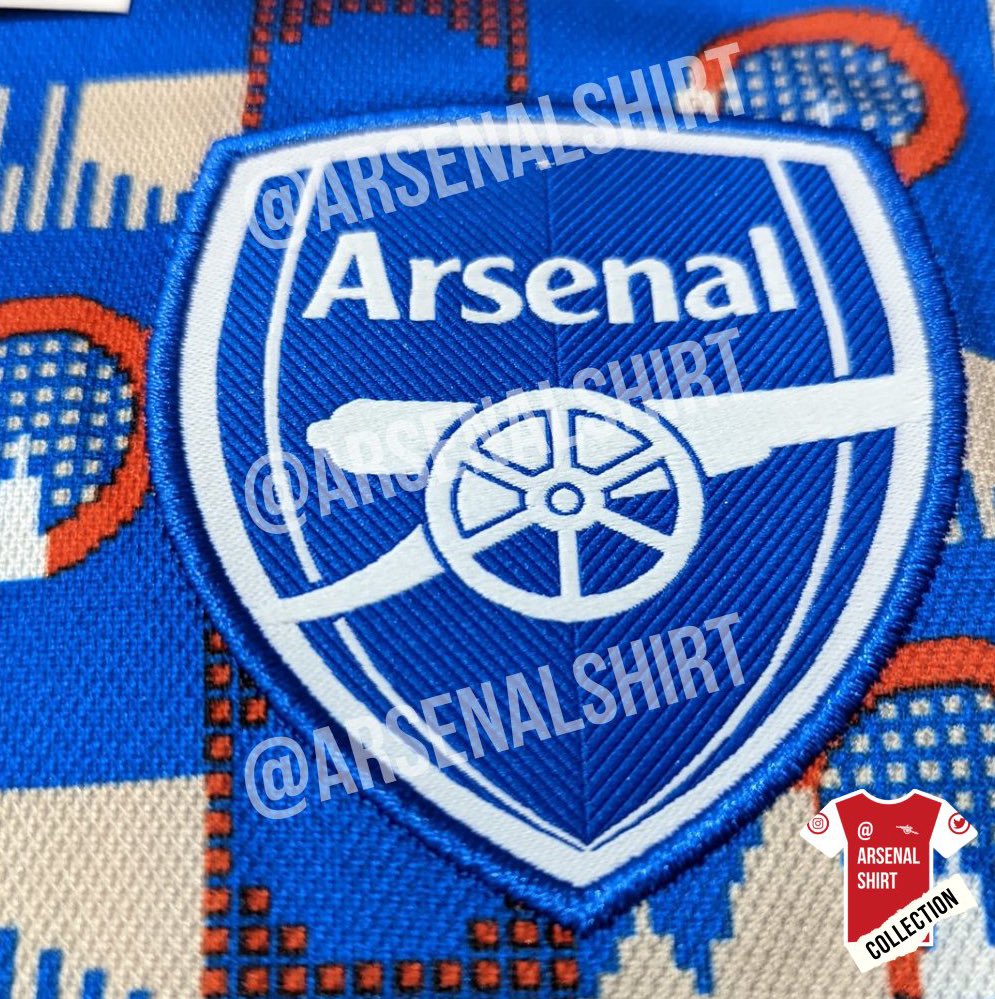 afcstuff's tweet image. Leaked Adidas Arsenal x Transport for London pre-match jersey, inspired by the infamous London tube seat pattern, in a first of its kind to celebrate the 90-year anniversary of the Arsenal tube station, expected to launch in summer 2022. [@ArsenalShirt] #afc
