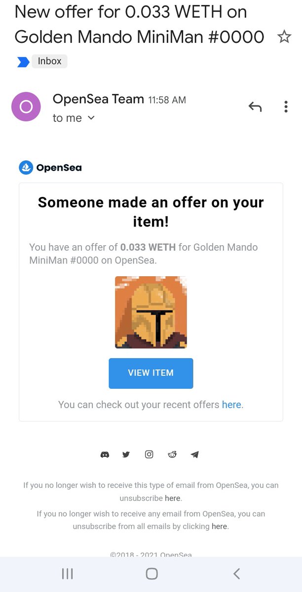 MiniMenNFT's tweet photo. Winner of the golden mando auction will get a free nft #NFTGiveaway
#MiniMenCrypto #OpenSeaNFT #HumblNation #HUMBLNFTGALLERY https://t.co/krSTvyyO8B