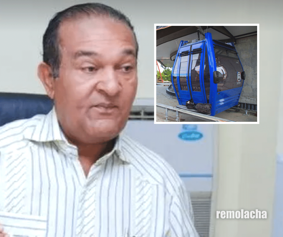 remolacha's tweet photo. Antonio Marte: «Yo estoy en contra del teleférico, eso no es solución, eso es más costo que solución, eso es carrito volando con siete personas» https://t.co/fllcYna4Cq https://t.co/eMTSomS4VL