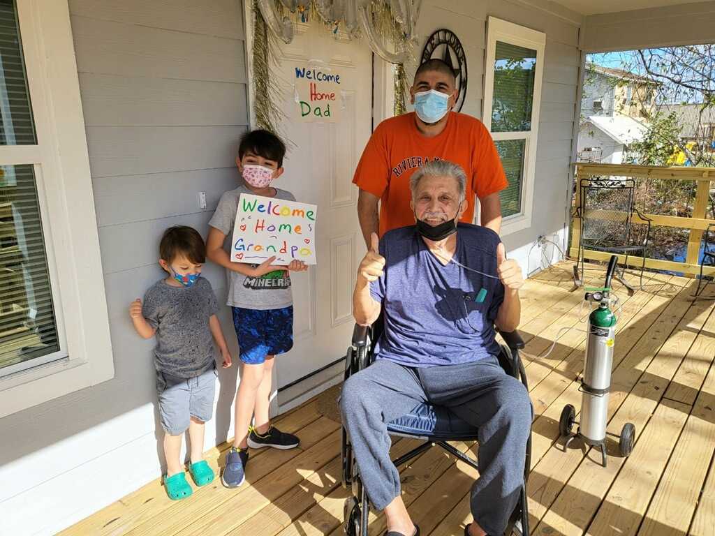AttackPoverty's tweet photo. Mr. Flores made it home just in time for the holidays!! π π π‘ Thanks to your support, our partners, advocates, and volunteers for making this possible for him. We simply could not do this without you! This is 10 years of empowerment! #attackpoverty #bettertogether https://t.co/UQSlwPJVdJ