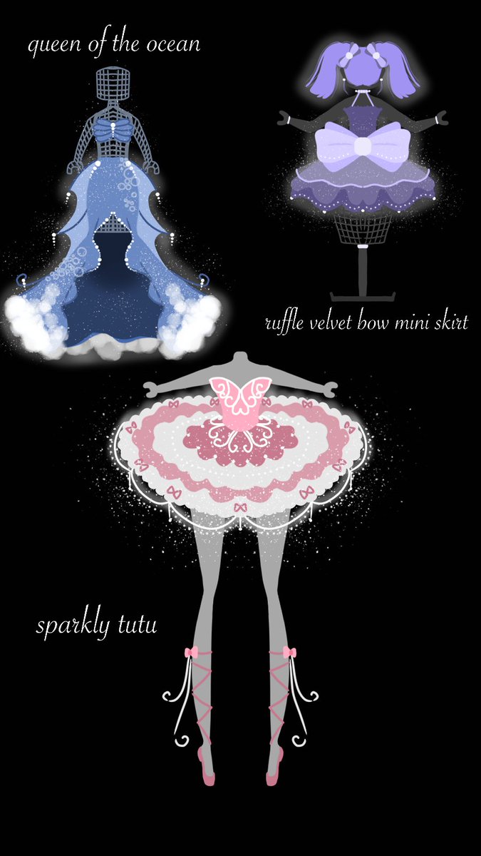 Art_ticlez's tweet photo. Oogly rework concepts i did back then💀 uhm.... I believe it was like at uhm march to april 2021 or 2020? Iddkk i forgot 

(more in thread, chicken legs, magical enchantress skirt)
#royalehigh https://t.co/wjKONJHrmo