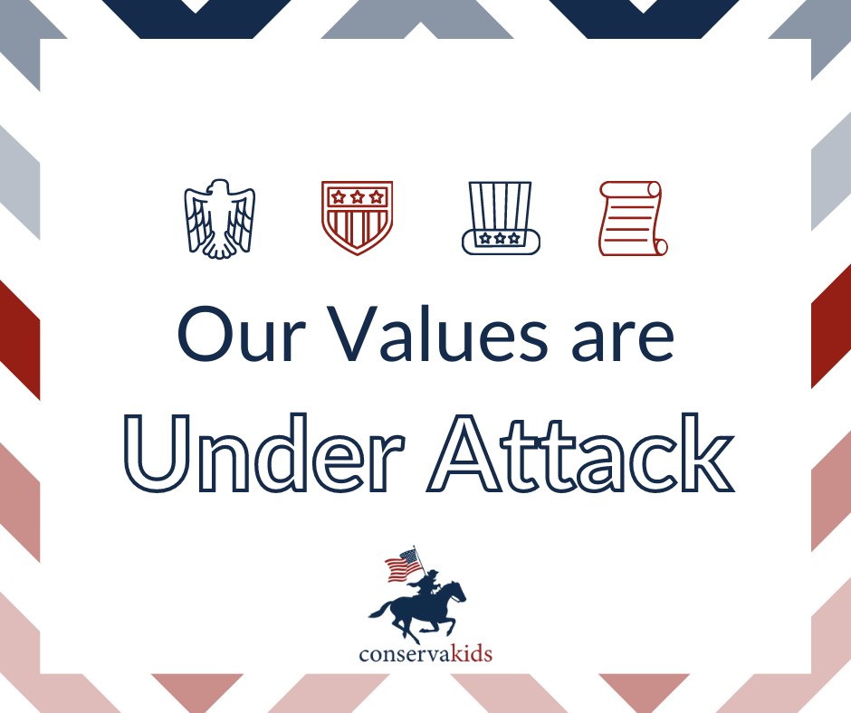 Conserva_kids's tweet photo. If you’re like us, you have watched with unease the decline of American culture over the past two decades.

2022 is our year to take back our values! https://t.co/BQg8UyeMjr