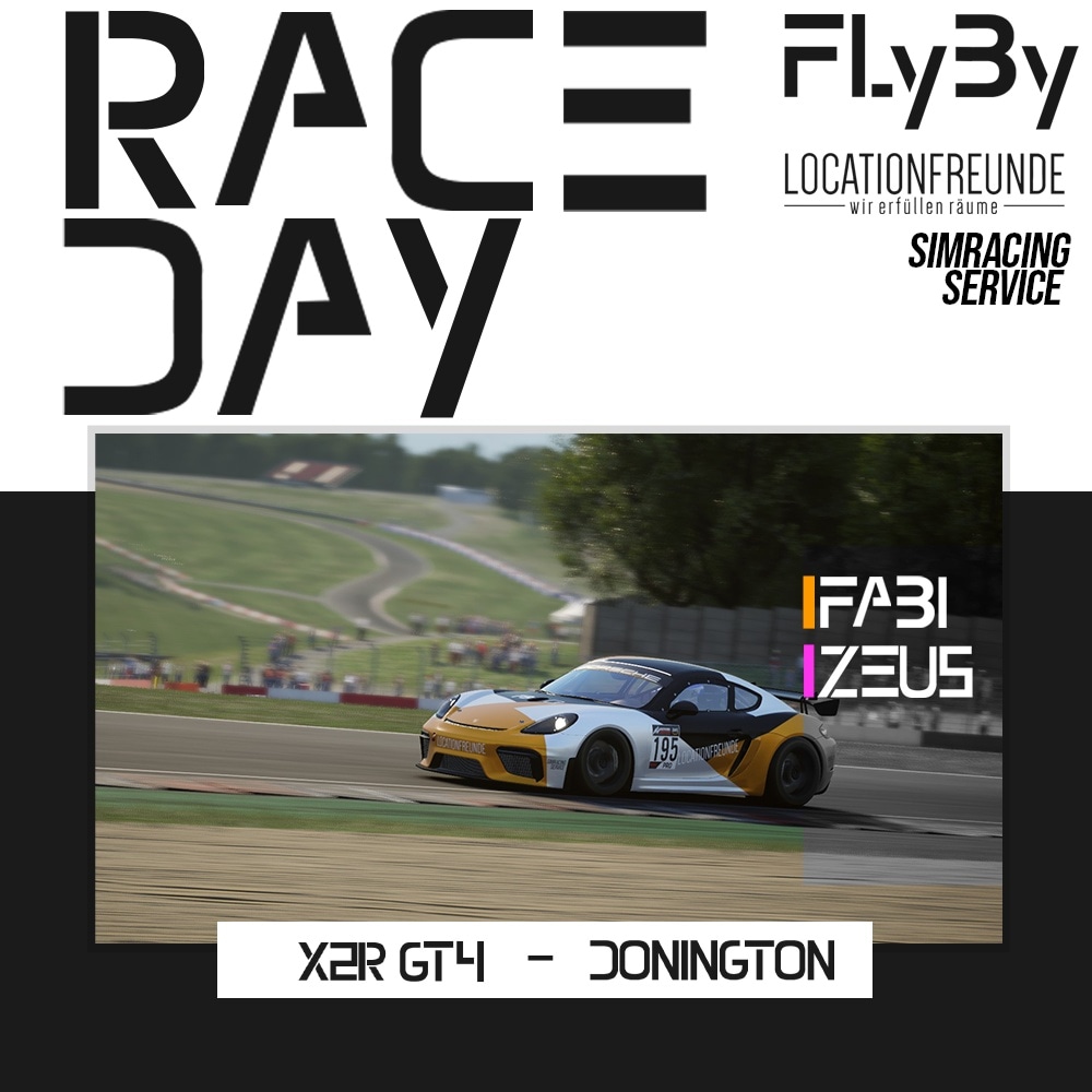 FlyByEsports's tweet photo. 🇩🇪 Kaum hat das neue Jahr begonnen, ist die Simracingwinterpause schon wieder um, zumindest für Fabi und Zeus. Beide fahren heute mit bei der X2R GT4 Serie in Donington.
Schaltet um 8 ein!
https://t.co/xYiqBGGcan

#simracing #GT4 #Donington #assettocorsa #Porsche #BMW https://t.co/7JE6qO3Rib