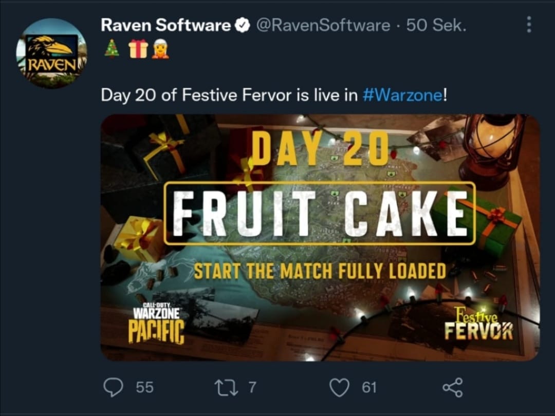 ElitarySlap's tweet photo. @charlieINTEL @RavenSoftware This was the Tweet from RavenSoftware for anyone curious https://t.co/TMIIxbEI4W