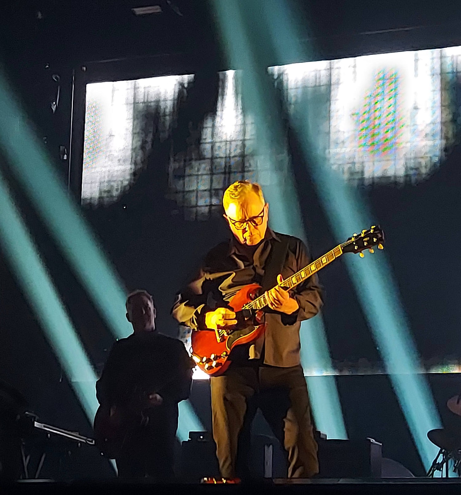 Happy birthday Mr. Bernard Sumner with a snap I took in Nov at The O2..  