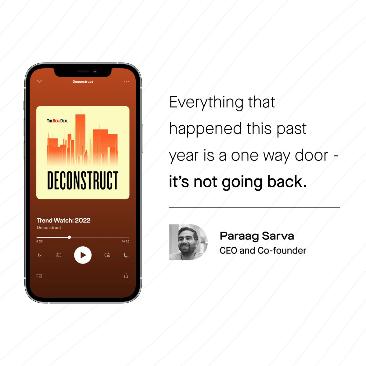 Curious about my #PropTech predictions for 2022? 

Listen to <a href="/isabella_farr/">Bella Farr</a>, <a href="/suzannahcav/">Suzannah Cavanaugh</a>, and myself talk about my hot takes on renter-friendly tech trends on <a href="/trdny/">The Real Deal</a>'s Deconstruct pod: spoti.fi/3qKGwSA

#RealEstateNews <a href="/sayrhino/">Rhino</a>