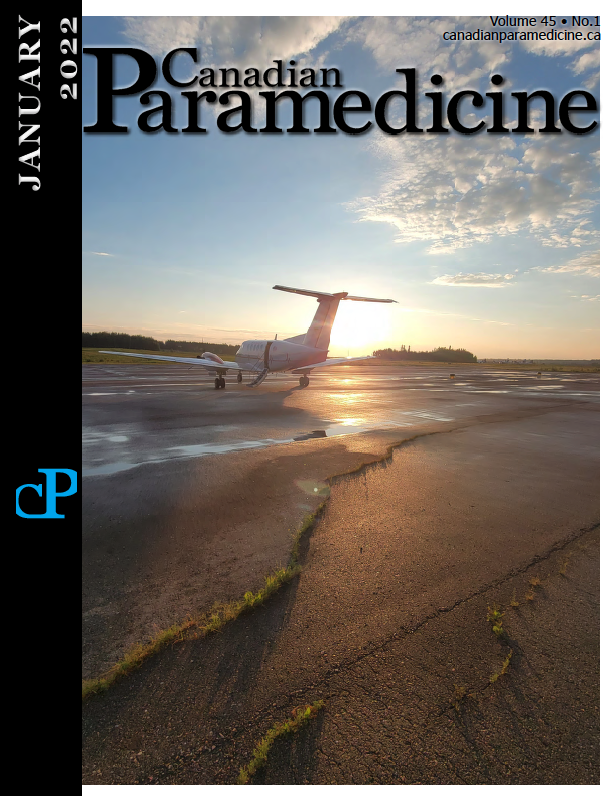 The January 2022 Canadian Paramedicine Edition is now online! / L'édition de janvier 2022 de Paramédecine canadienne est maintenant en ligne ! - canadianparamedicine.ca/jan2022/