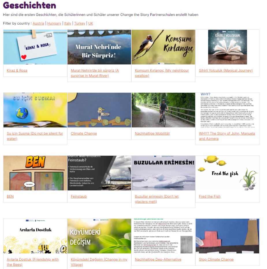 New year, new challenges! We are starting the new year by sharing one of our students' stories per week. Check out the stories on our Celebration Site here: stories.changethestory.eu/austria/

#changethestory #climatecrisis #digitalstorytelling #unigraz #universityofgraz #weworkfortomorrow