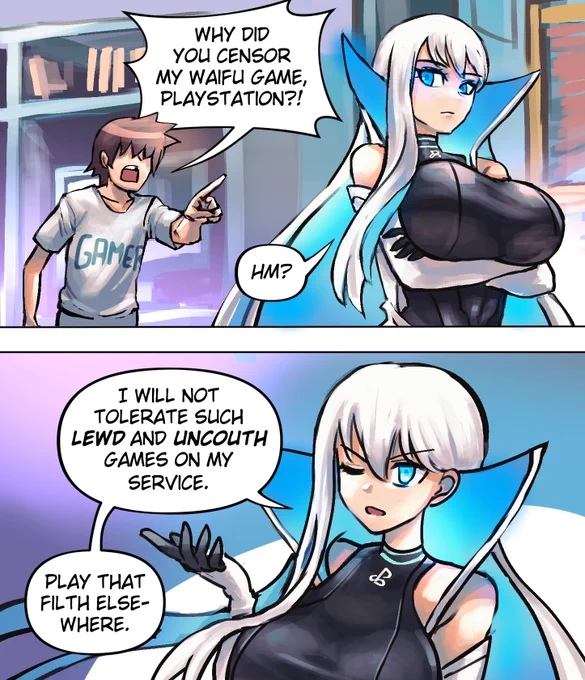 Gamer-Kun's Anime Game Gets Censored 