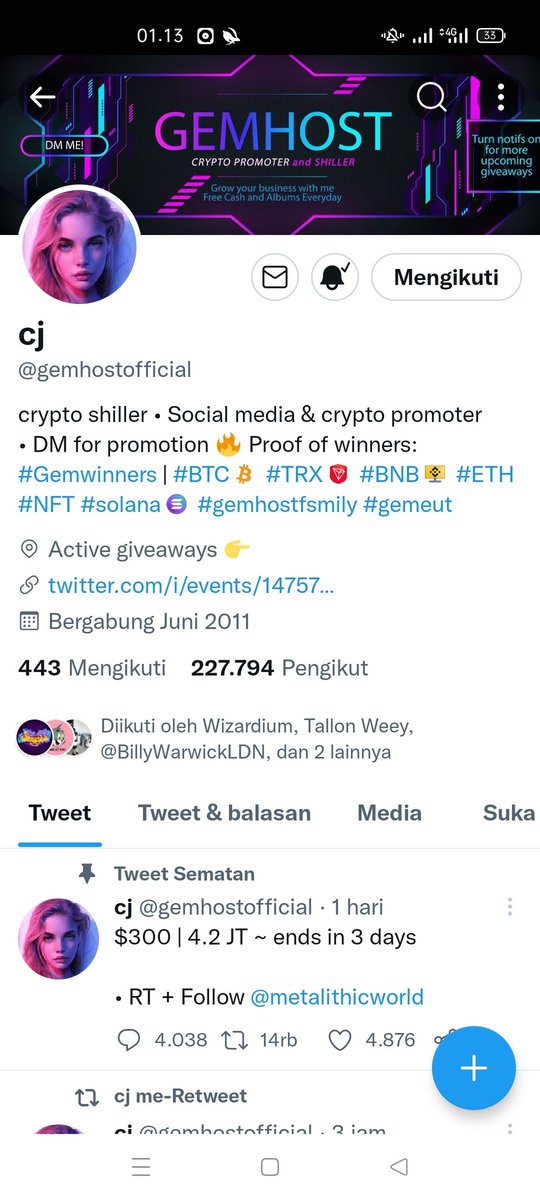 danuwn00's tweet photo. @gemhostofficial Done sir https://t.co/1it7XESq9n