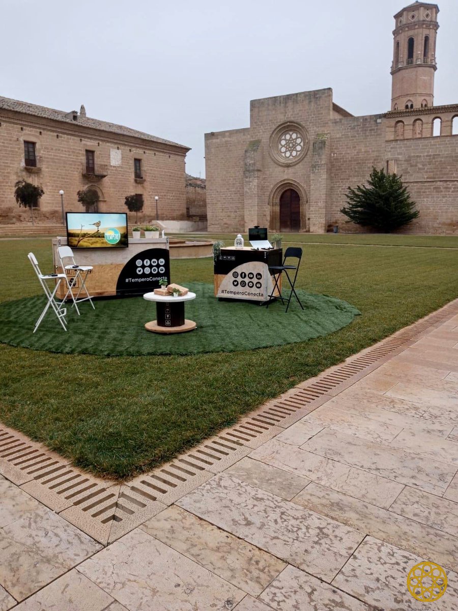 MonasterioRueda's tweet photo. 🤩 ¡Gracias a Chema y a todo su equipo por grabar este especial desde Rueda, y por regalarnos unas imágenes tan bonitas de nuestro cenobio! ♥️

#UnMonasterioQueEnamora
#DondeLasPiedrasHablan
#AragónTurismo
#PatrimonioVivo
#TemperoConecta https://t.co/t9Tc5ZXcZ4