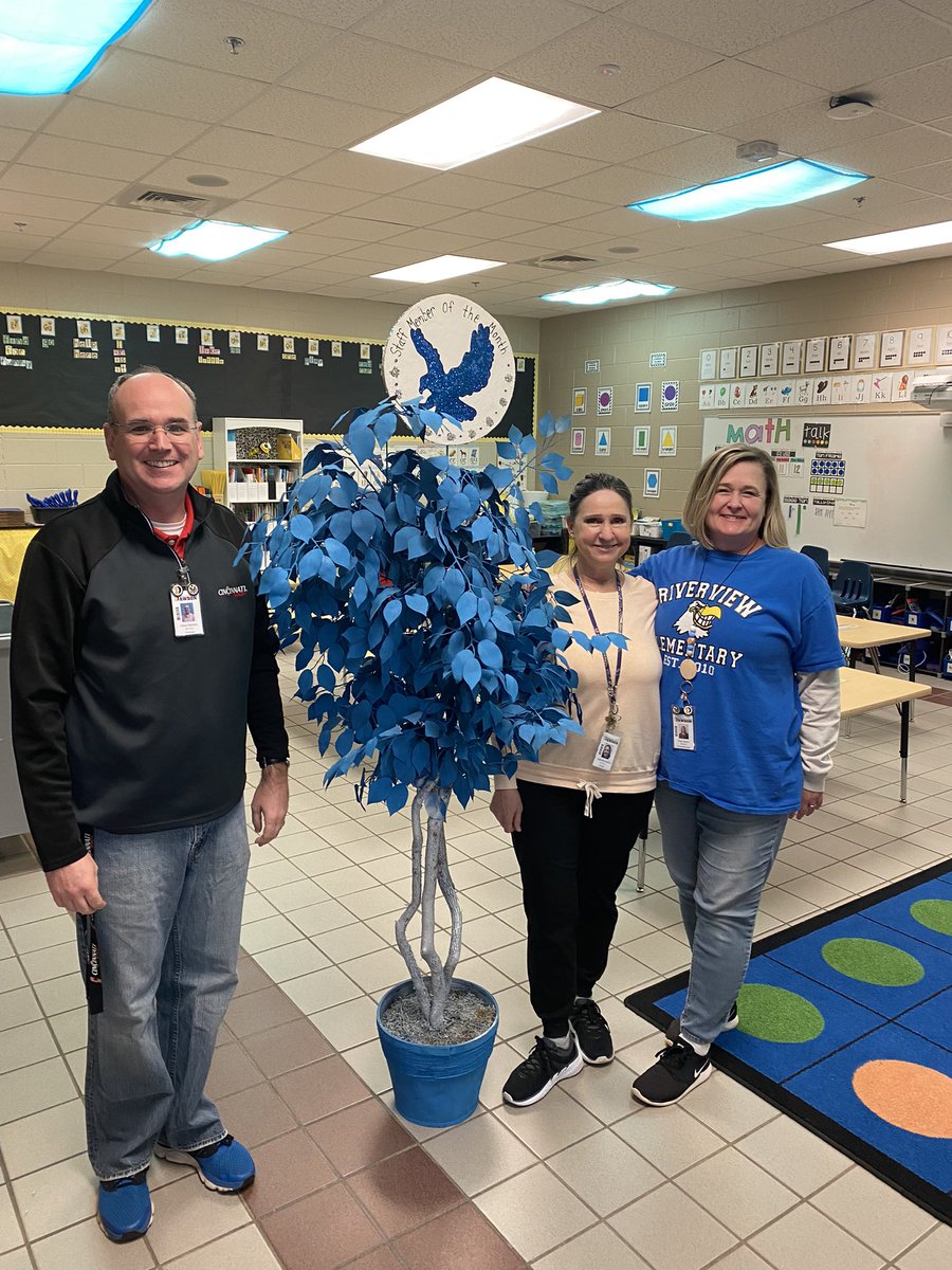 Congrats to Angie Buytendorp…Riverview’s Staff Member of the Month! #bethespark
