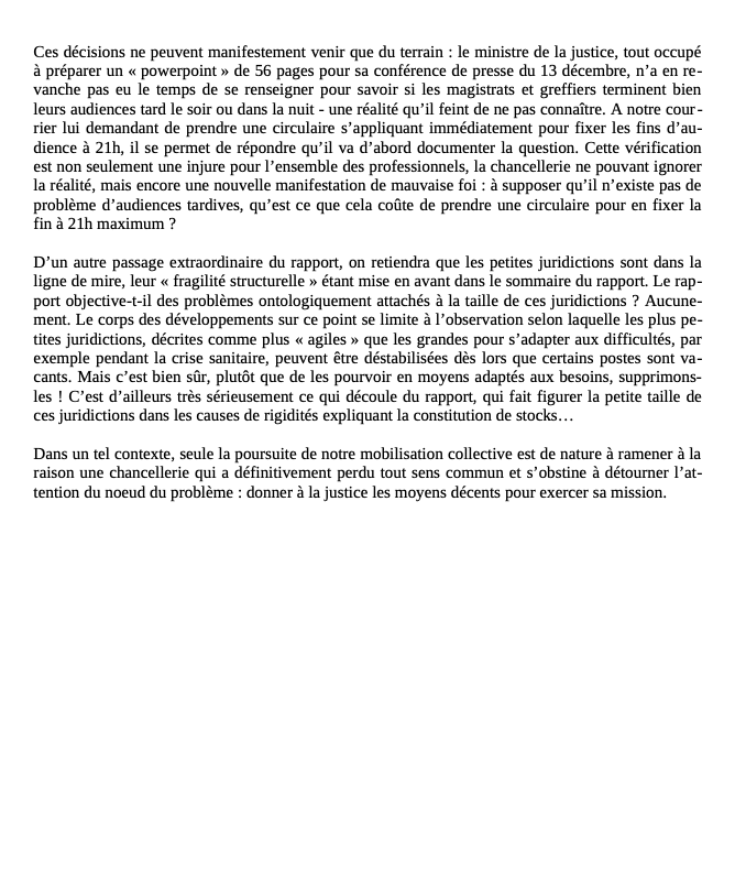 SMagistrature's tweet photo. Moyens des juridictions : la mauvaise foi à tous les étages. Notre communiqué de presse au sujet de l'analyse des causes des stocks des juridictions par la chancellerie à lire ici : https://t.co/sTdhW9Kqxt ⤵️ https://t.co/T0EM4dE1UA