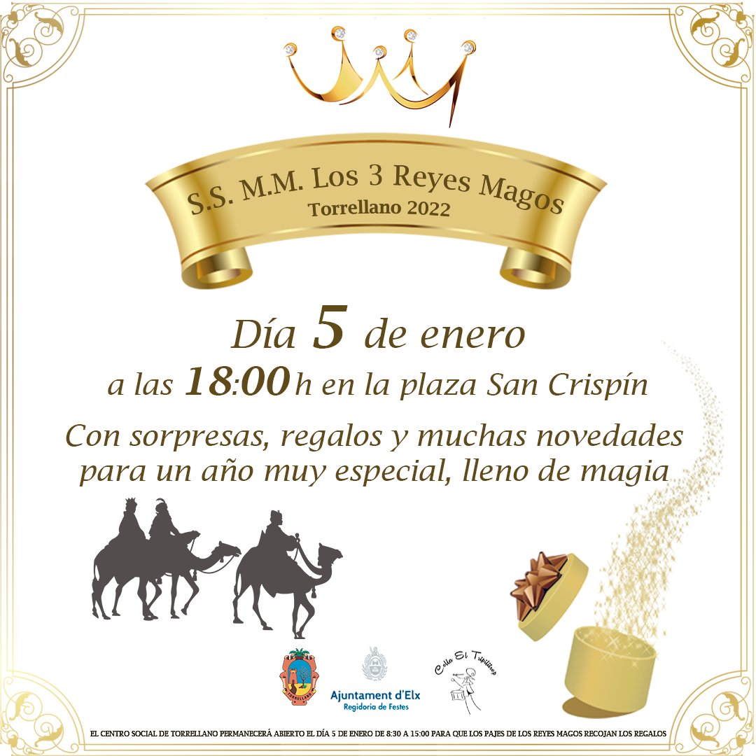 Torrellano2020's tweet photo. #Torrellano #reyesmagos #colla #tripilitrop https://t.co/Au6UeoUwdA