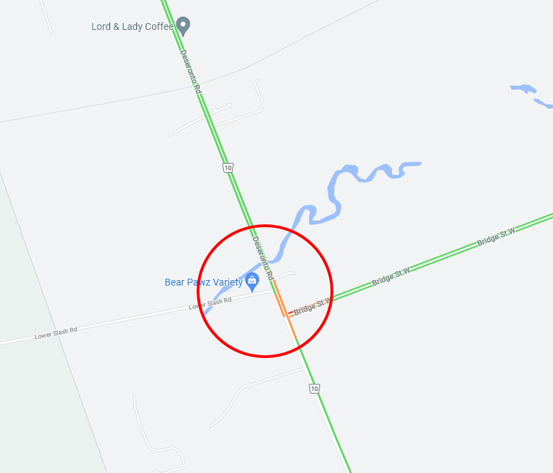 scanquinte's tweet photo. #Tyendinaga
Motor vehicle collision. Intersection of Lower Slash Rd &amp; Deseronto Rd. Injuries unknown. https://t.co/eNzTE1fJe2