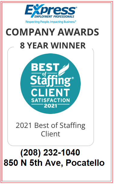 Express_Poky's tweet photo. Come visit us and find out why we are the #1 fastest growing staffing agency in Pocatello for hiring employees
#nowhiring #jobsearch #readytowork #employment #work #staffing #jobopening #jobs #jobhunt #careers #hiring #recruiting #workwithus #recruiter #americanfalls #pocatello https://t.co/IcDm18dEFy