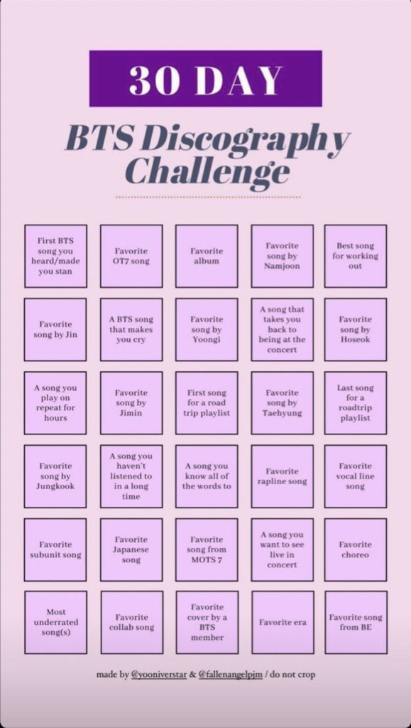 Day 1. -> “Danger” and “Embarrassed” were the first songs I’ve heard but “boys with fun” and at least “I need you” made me a stan :) https://t.co/5YiUVM1vFO