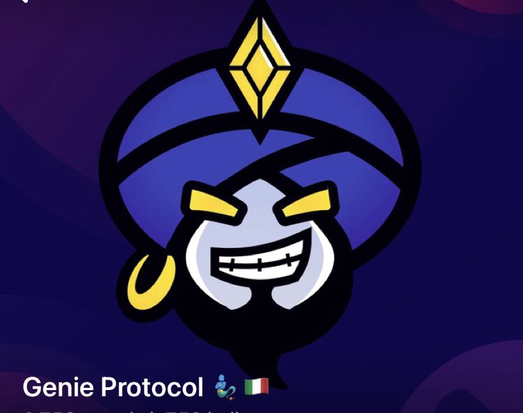 Bitalians_'s tweet photo. #genieprotocol prossima al rilascio della mainnet.  Protocollo Defi cross-chain. Il mercato gradisce con un +30% daily 🚀🚀🚀 @OfficialGenieP #crypto #DeFi https://t.co/PJeHD9X3Ub