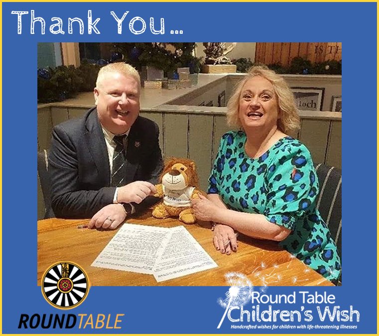 RT Children's Wish (@rtchildrenswish) on Twitter photo We are delighted that current <a href="/RoundTableBI/">Round Table</a> National President recently met with our charity clerk where they signed an updated Memorandum of Understanding. This will see the Round Table family continue to support us with fundraising and wish referrals!
#wishesmatter #rtbi #rtcw We are delighted that current <a href="/RoundTableBI/">Round Table</a> National President recently met with our charity clerk where they signed an updated Memorandum of Understanding. This will see the Round Table family continue to support us with fundraising and wish referrals!
#wishesmatter #rtbi #rtcw