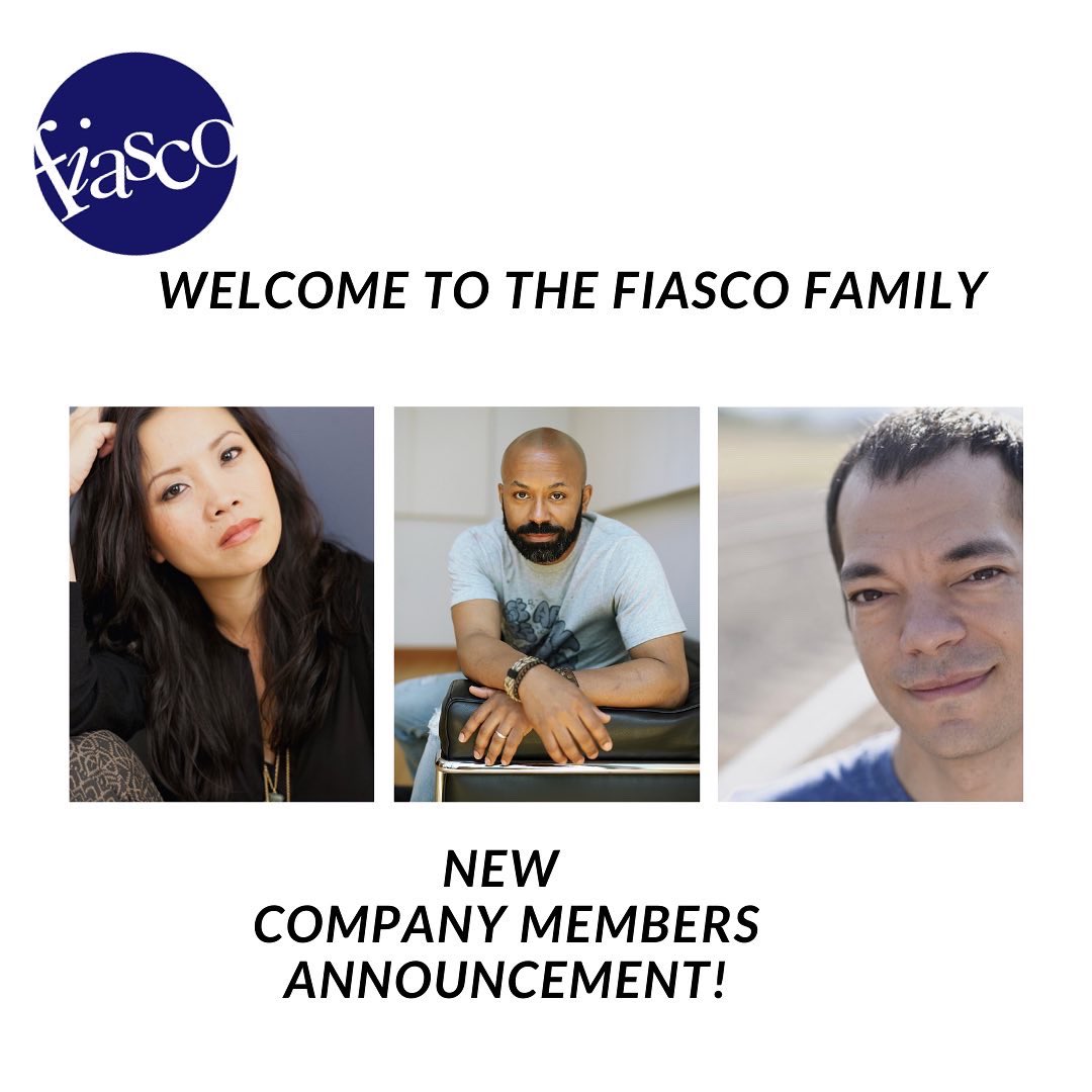It's officially 2022, &amp; we have some exciting news to share! We are delighted to announce that Tina Chilip, Devin E. Haqq, and Paco Tolson have joined the Fiasco Theater acting company! Please join us in welcoming them! Click the link in our bio to read about their artistry.