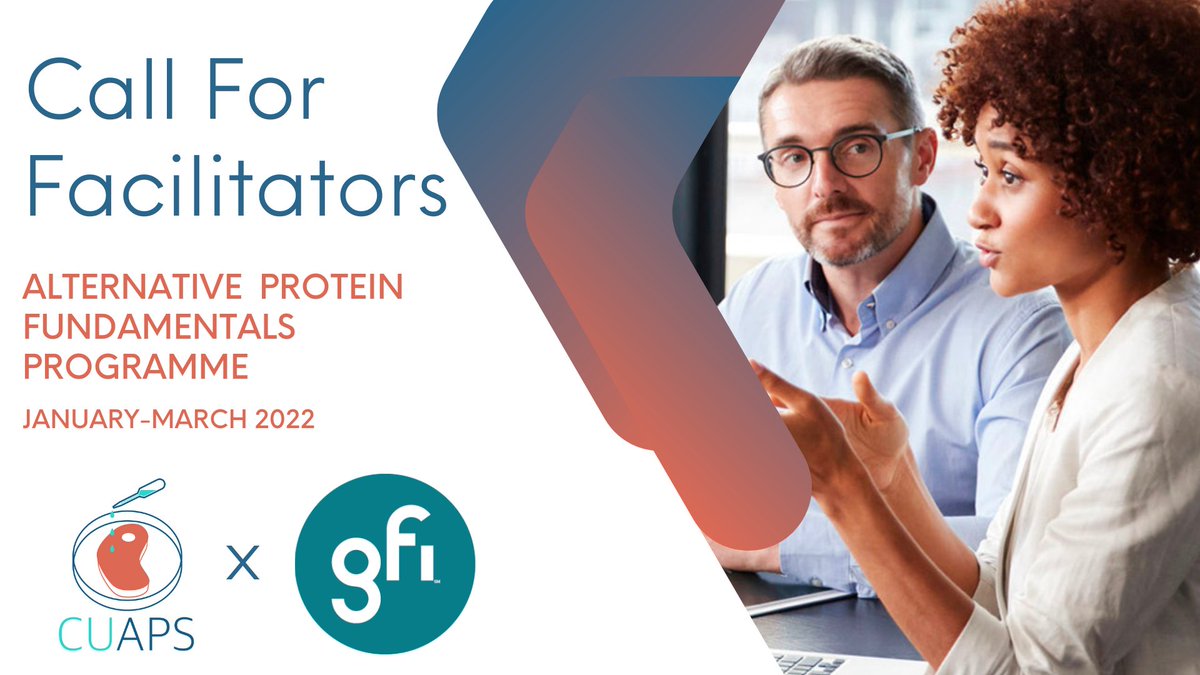 CUAltProteins's tweet photo. Experienced in the field of alternative proteins? Apply to facilitate the Alternative Protein Fundamentals Programme here: https://t.co/niBHYr9OGx

A great opportunity to inspire the next generation of alt. protein pioneers! 👩‍🏫🌱🥩🧑‍🎓 https://t.co/A7X9xkgiBi